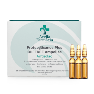 Ampollas en versión oil-free con proteoglicanos y vitamina C que hidratan