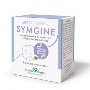 Complemento alimenticio con probioticos como Lactobacillus rhamnosus