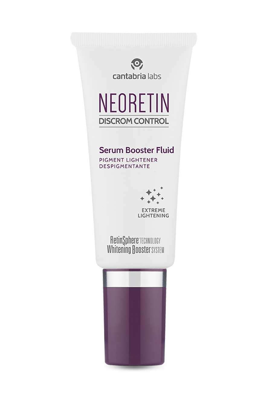 Neoretin discrom control serum despigmentante 30ml Sérum despigmentante formulado con activos potentes que promueven la renovación celular y contribuyen a la reducción de las manchas en la piel.