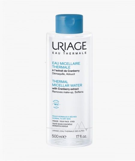 AGUA MICELAR TERMAL PIELES NORMALES A SECAS 500ML AGUA MICELAR TERMAL PIELES NORMALES A SECAS 500ML